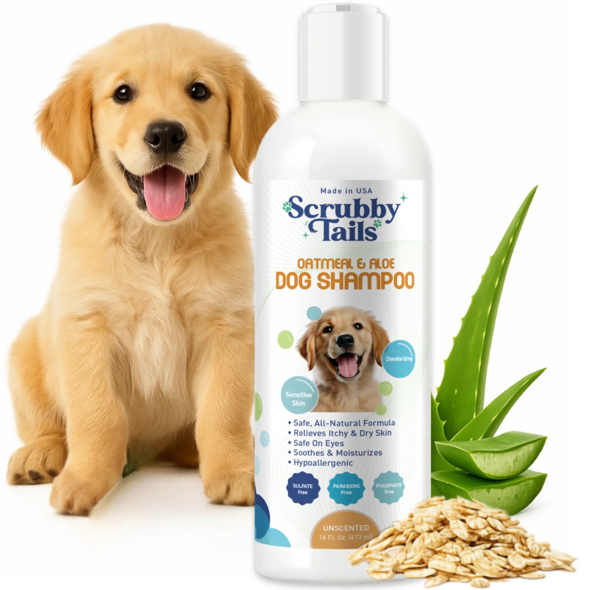 Natural Oatmeal Dog Shampoo
